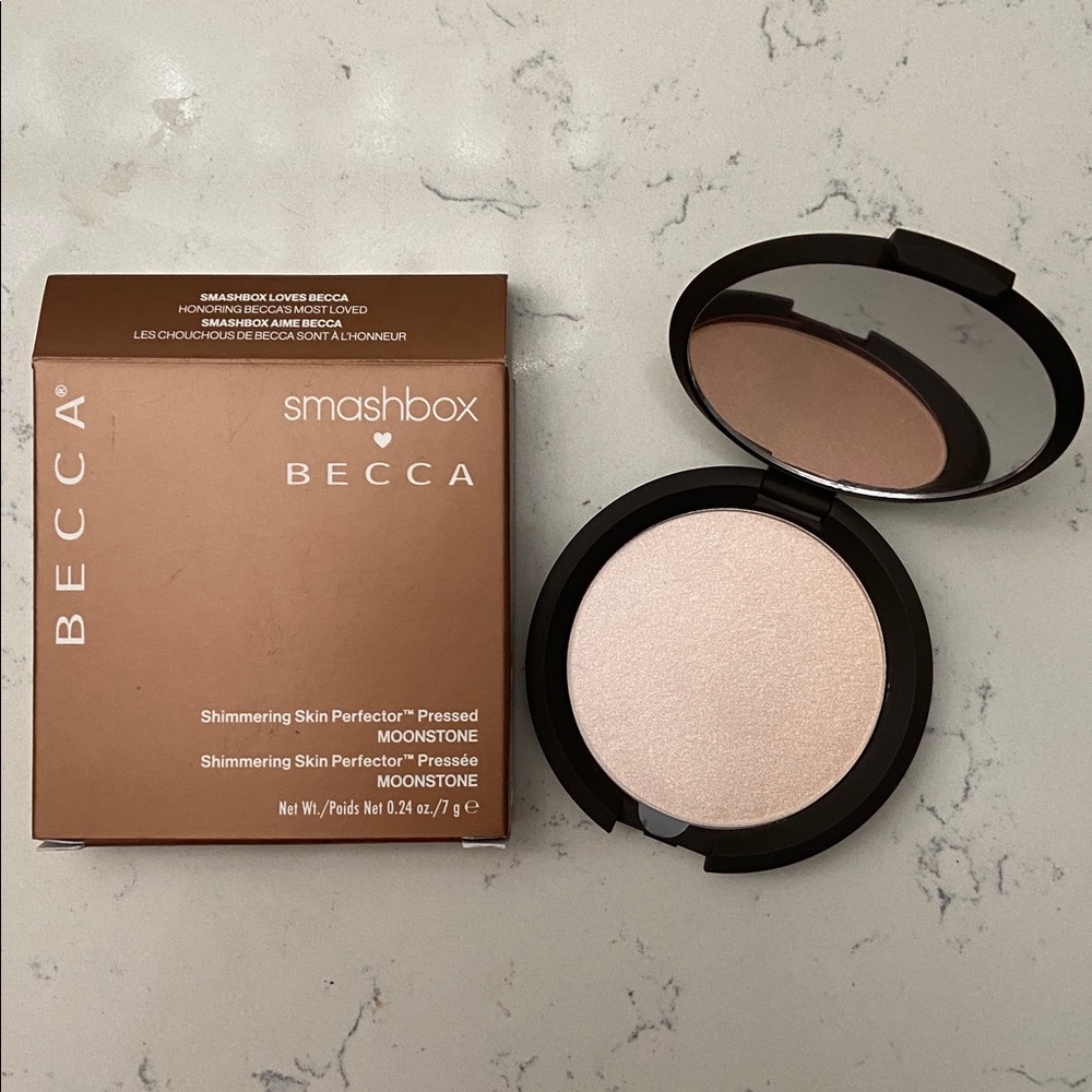 🆕Smashbox X BECCA Shimmering Skin Perfector Pressed Highlighter in Moonstone